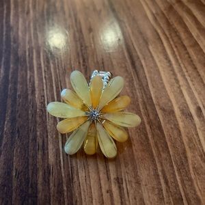 Yellow flower ring